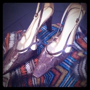 Size 10 square toe 3.5" pumps